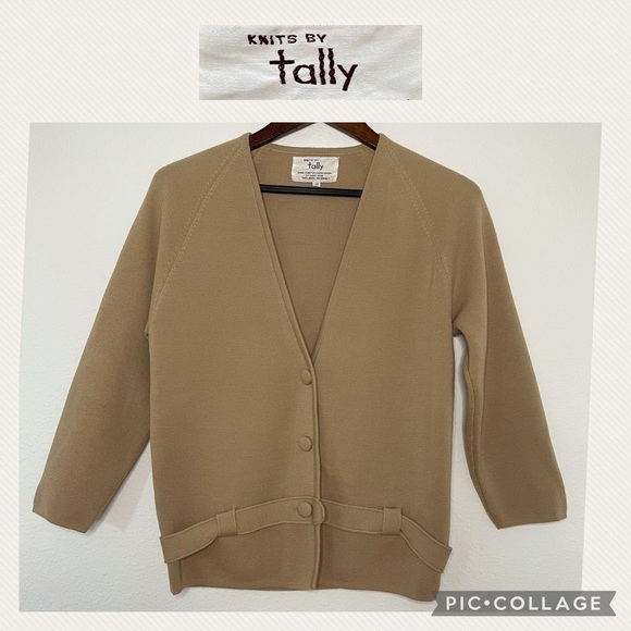 Knits by Tally vintage wool granny blazer size 12 - Picture 1 of 8